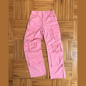Bubblegum Pink Alice + Olivia Cargo Pants | Women's XS 0